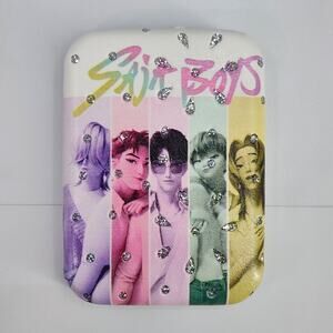 Compact Mirror 2.5 X 3" Double-sided folding makeup Saja Boys KPOP Demon Hunters